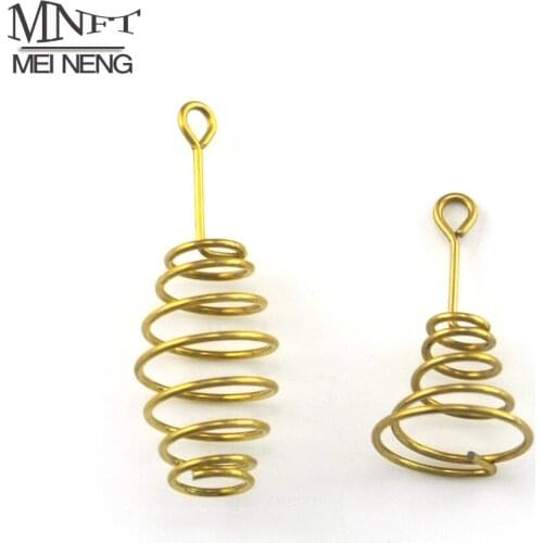MNFT 24PCS/Lot Fishing Bait Explosion Hooks 4CM Olive 3CM Horn Stainless Steel Fishing Spring Accessories
