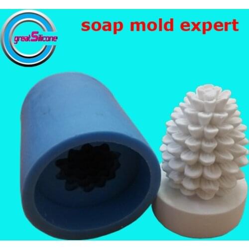 Christmas tree silicone candle mould soap mold 3D silicone mold for candle