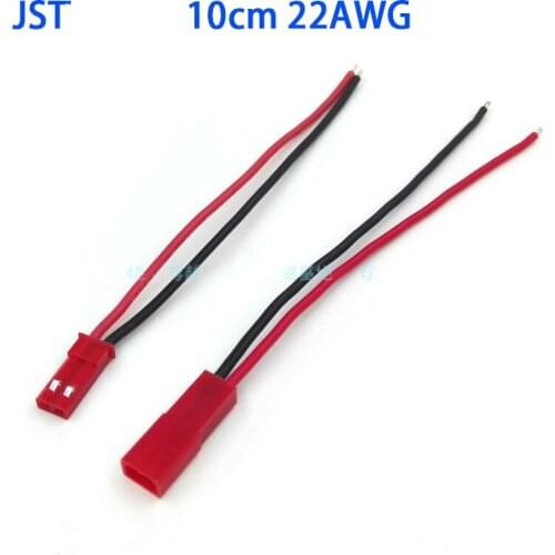JST Silicone Connection Line 22AWG Extension Line 10cm Lithium Battery Detection Line