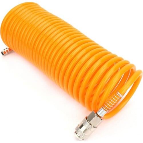 Telescopic PE Hose 7.5M Pneumatic Air Hose Tube Air Compressor Toll with European Style EU Male and Female Quick Connector