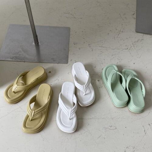 Muffins shoe Black Platform Sandals Square Toe Suit Female Beige Comfort Shoes For Women Clogs Wedge 2020 Womens Summer Heels