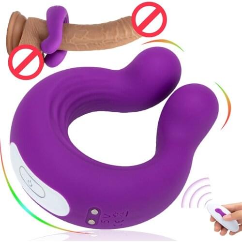 Couple Vibrator for Penis & Clitoral Stimulation Sex Toys - Cock Ring Vibrator,Remote Control Clitoris Stimulator Massager
