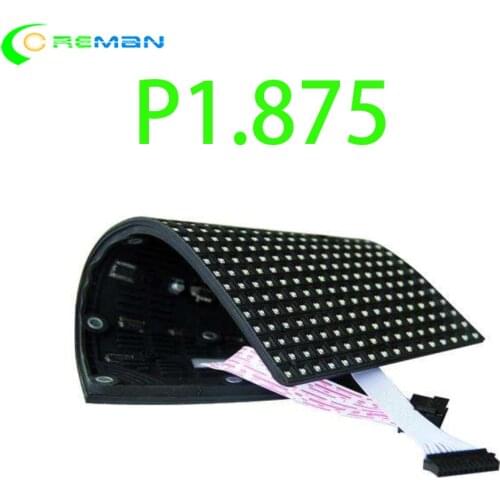 Indoor Flexible LED Video Wall With Soft LED Module Full color / P1.875 P2 P3 P2.5 soft led panel matrix