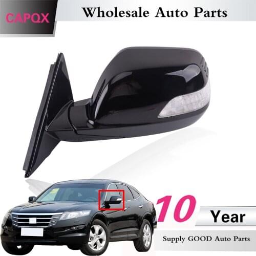 CAPQX High Quanlity For CROSSTOUR 2013 Rearview mirror Assembly Electrical Heated Folding with LED Turn light 76250-TZ8-H11