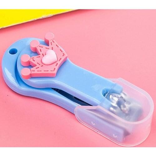 1Pc Portable Kids Cartoon Stainless Steel Manicure Nail Clipper Toenail Trimmer