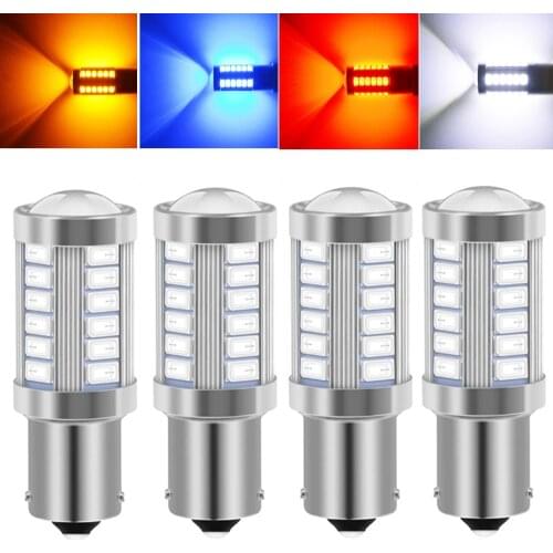 1156 LED Car Turning Light Auto Tail Brake Light Reverse Bulb Signal Lamp DRL Lights for nissan patrol/bmw x3 e83/ford focus mk1