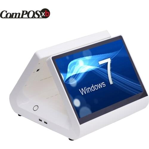 12 inch Touch Point Of Sale Windows Cashier Register EPOS Systems PC POS All in one EPOS Terminal