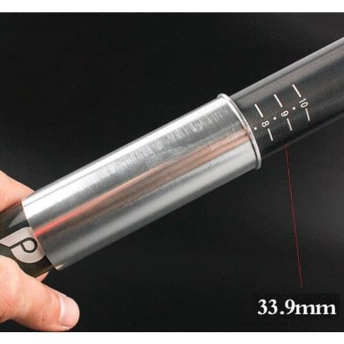 Aluminum Alloy Seatpost Adapter Shim 33.9mm x 105mm Bicycle SeatPost Tube Adapter Bike Reducing Sleeve Shim