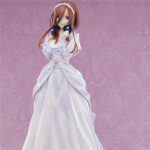 Pre Sale Nakano Miku Anime Figure Pvc Animethe Quintessential Quintuplets Periphery Models Anime Figural Toy Series Models Toy