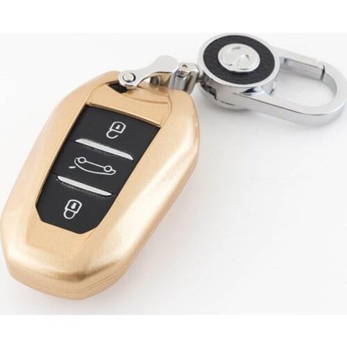 Car Key Cover Case Protector Keyring Keychain For Peugeot 3008 208 308 508 408 2008 307 4008 2016-2018 Accessories Protection