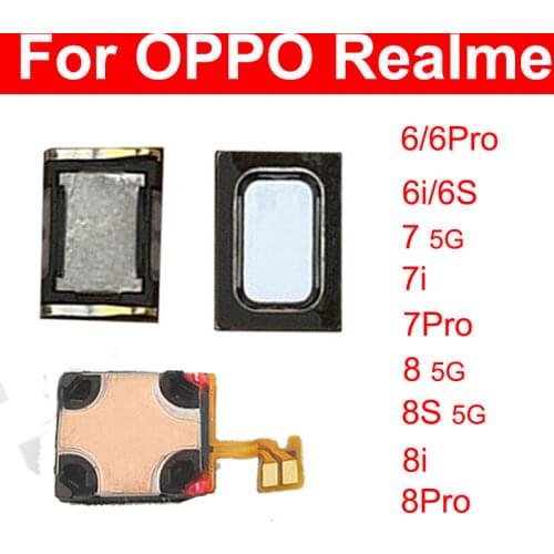 Earpiece Ear Speaker Flex Cable For Realme 1 2 3 5 C1 2018 C2 2019 X X2 X Lite Q U1 X2 Pro Loud Speaker Receiver Repair Parts