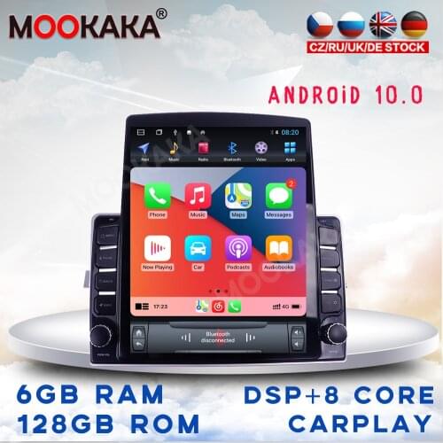 For Toyota verso 2006+ Car Multimedia Stereo Tesla Screen Android 10 Player Carplay GPS Navigation Head Unit DVD