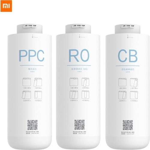 Original Xiaomi Water Purifier Filter PPC Composite Filter Reverse Osmosis Filter Rear Activated Carbon Filter For C1 and MRB23