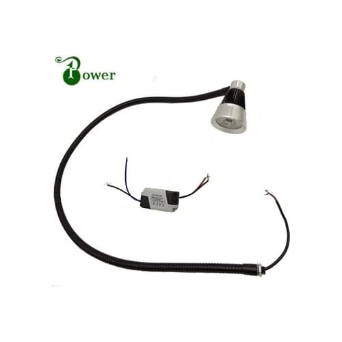 LONG FLEXIBLE GOOSENECK 3W LED LIGHT FOR CNC MACHINE