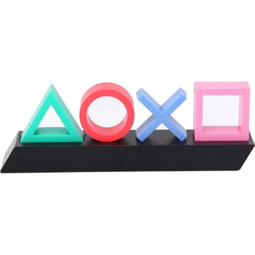 Nice For PS4/PS5 mood flash lamp icon modeling voice control decorative lamp house colorful lights game lampstand led light game