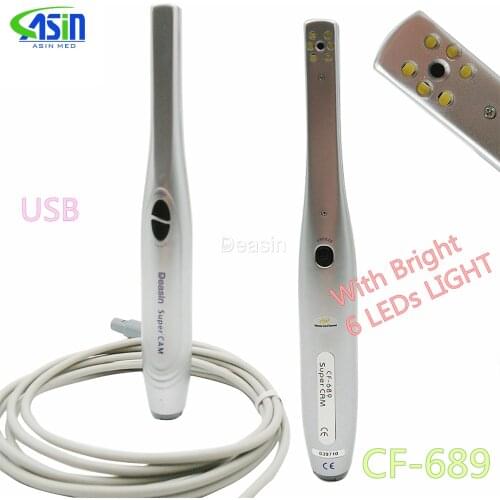 Good Quality MLG Dental Super Cam CF-689 Intraoral Camera Sony CCD USB 2.0 Intra oral camera Dental oral camera