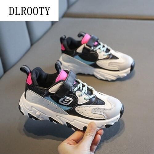 New Sport Children Shoes Kid Boys Girls Sneakers Summer Autumn Net Mesh Breathable Casual Shoes Hook & Loop Flat Running Outdoor