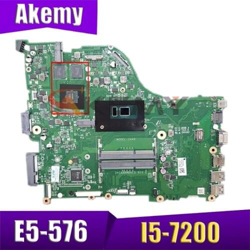 Dazaarmb6e0 rev: e zaar I5-7200 cpu ddr3 mx130 motherboard For ACER aspire E5-576 E5-576G 100% Test Ok Mainboard
