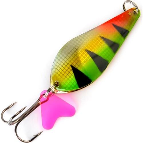 FTK Metal Fishing Lure 21g 27g 35g Spinner Bait Trout Double Spoon Lure Shads Wobblers Jigging Hard Bait For Pike Carp Fishing
