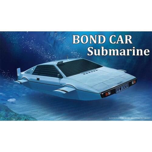 Fujimi Assembly Model 1/24 Bond Car Submarine Collection 007 Same Plastic Assembly Model Kit Out of Print #09192