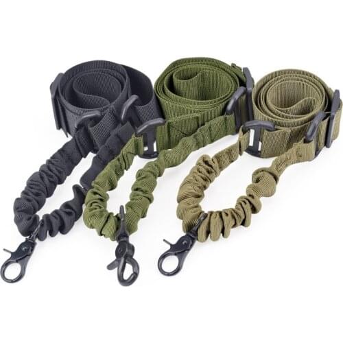 One Point Rifle Sling Tactical Gun Sling Shoulder Belt Strap Quick Release Bungee Shooting Hunting Accessories Airsoft M4 AR15