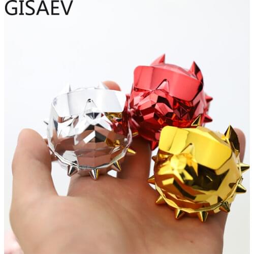 GISAEV Creative Bulldog Aromatherapy Air Freshener Car Perfume Refill Bulldog Automatic Exhaust Perfume Car Decoration Diffuser