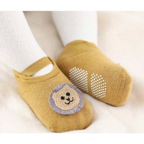 Autumn Winter Soft Cotton Baby Girls Socks Newborn Cartoon Animal Baby Socks Infant Baby Boy Socks Anti Slip Floor Sock Spring