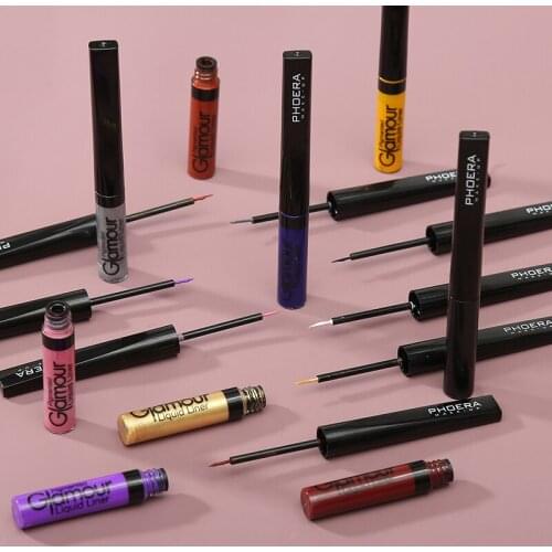 12 Colors Liquid Eyeliner Waterproof Matte Eye Cosmetics Eyeliner Long Lasting Sexy Eye Liner Pen Makeup Tool TSLM1