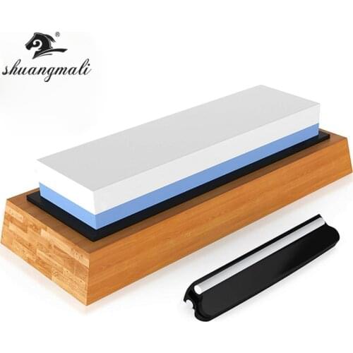 Pro 1000 3000 6000 800 Grit Kitchen Tool Knife Sharpener Whetstone Sharpening Stones Grinding Stone System Water Stone Honing