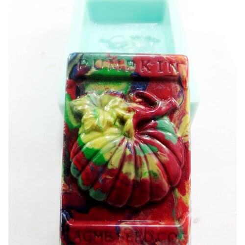 QT0035 Pastoral Pumpkin Soap Molds Silicone Mold Soap Plaster Handmade Soap Making Moulds Clay Wax Resin Aroma Stone PRZY
