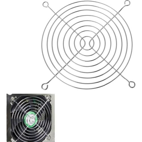 Fan Protection Net Grille 12cm Dia Iron Mesh Safety Grid For Computer Case Fans