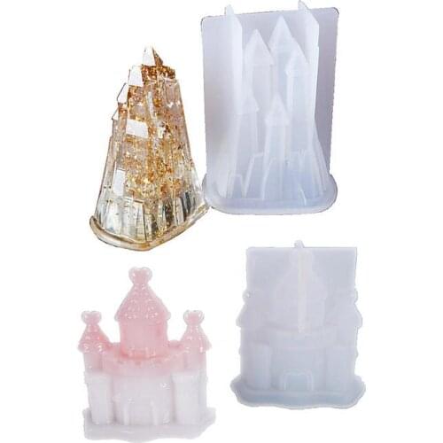 3D Castle Silicone Molds Resin Craft Tools DIY Jewelry Cabochon Accessories Epoxy Resin Decoration Mould