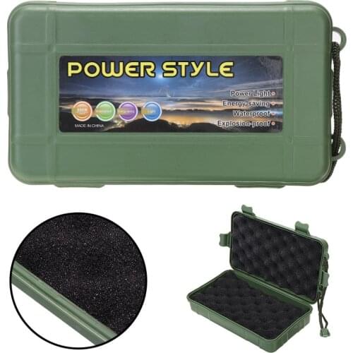 1PC Portable Survival Storage Case Waterproof Outdoor Camping Travel Container Airtight Carry Storage Box 202x121x65mm