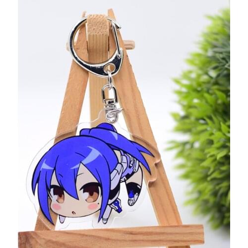 WL0854 Date A Live Keychain Acrylic Cartoon Keyring Accessories