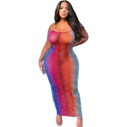 Sexy Dress Summer New Arrival Fashion Casual Spaghetti Strap Sleeveless Halter Long Beach Dress for Women Casual Dresses