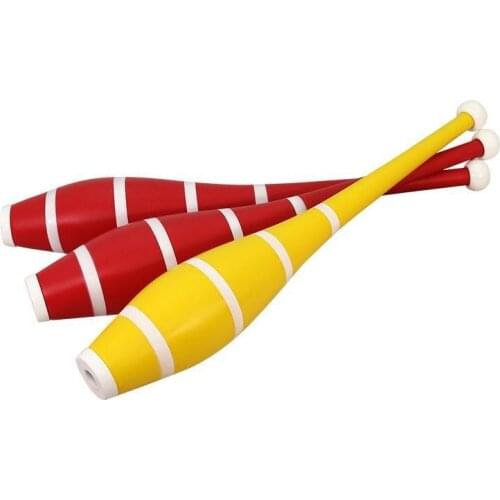 3 Pcs/Set Juggling Pins Professional Juggling Clubs Sticks Outdoor Fitness Tools Clown Stage Performance Props Kids Toy Sports