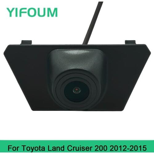 HD CCD Car Front View Parking Night Vision Positive Waterproof Logo Camera For Toyota Land Cruiser 200 LC200 2012 2013 2014 2015