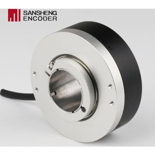 Motion sensor ultra thin 30mm hollow shaft gray code SSI 14 bit absolute encoder
