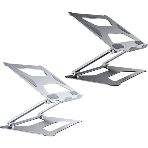 Aluminum Alloy Cooling Pad Holder Desktop Bracket Adjustable Tablets Computer Stand for Notebook Laptops