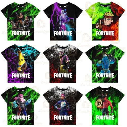Child T-shirt Fortnite Victory Shoot Game 3D Tshirt Babys Clothing Harajuku Tees Cute Kids Hero Tops Boys Girls