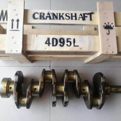 Engine 4D95/4D95L crankshaft 6204-31-1201, PC120-6 excavator diesel motor parts 6207-31-1110