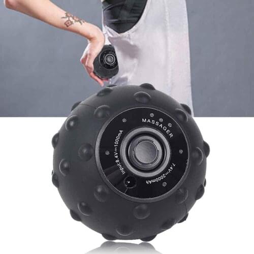 Electric Massage Roller Vibrating massage ball for yoga Home Chargeable Use massage Ball Massager Roller