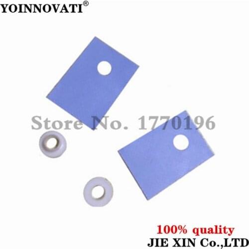 100PCS TO-220 Transistor Plastic Washer Insulation Washer + 100PCS TO-220 Pads Silicone Best quality