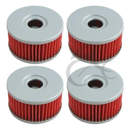 4PCS New Motorcycle Oil Filter For Suzuki DR350 GZ250 GZ250 SP250 TU250 VL250