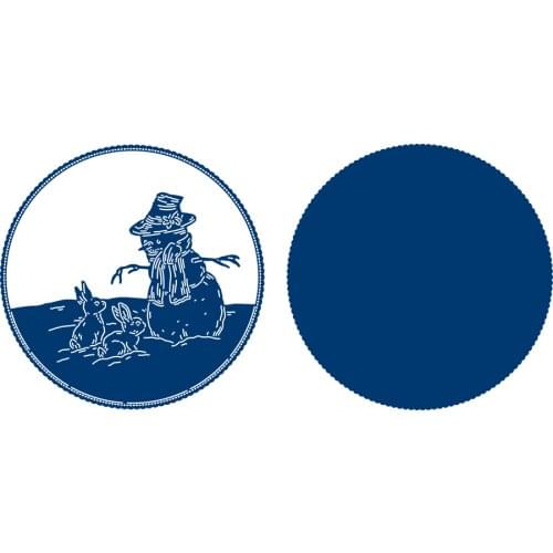 Lovely A Warm Winter Welcome Die Cutting Dies Scrapbook Diary Decoration Stencil Ebossing Template DIY Greeting Card Handmade