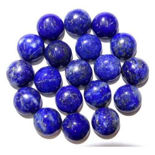 Natural Stone tiger eye lapis Quartz Crystal Opal Top Quality Round Cabochon 10mm Beads for diy Jewelry making necklace50pc A44
