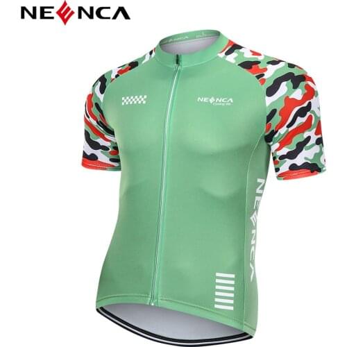 NEENCA Cycling Mens Bike Black Reflective Jerseys Short Sleeves Summer Motocross Mountain Bike Downhill Racing Road Bicycle Top