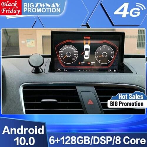 4+128G Carplay Android Screen For Audi Q3 2012 2013 2014 2015 2016 2017 2018 2019 Radio Receiver Stereo Auto Audio GPS Head Unit