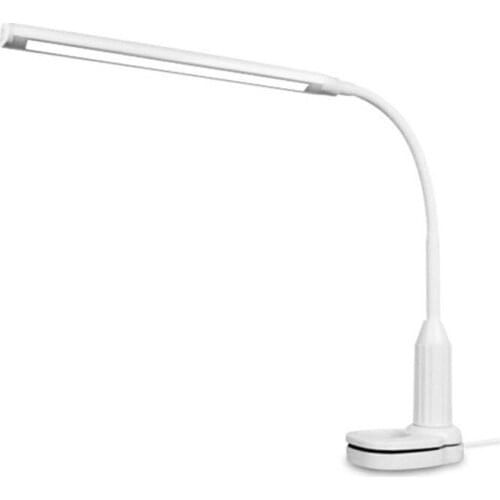 Touch Sensor Control Brightness Adjustable Lamp Desk Clamp Light Table Lamp Eye Protection Stepless Bendable USB Powered 24 LEDs