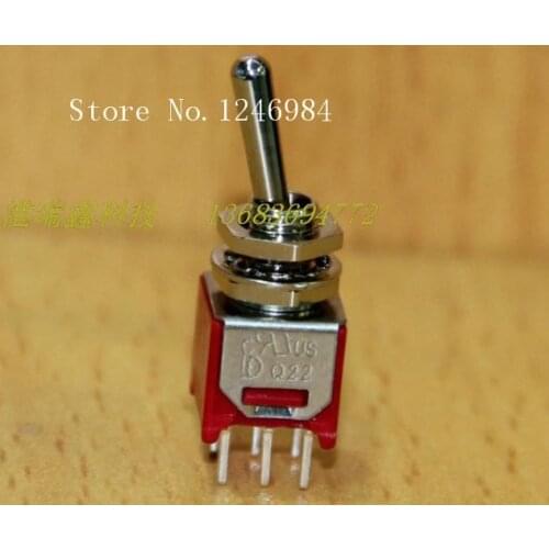 [SA]TS-5C -pin dual six feet two tranches M5.08 small toggle switch Q22 switch Deli Wei 2MD1--50pcs/lot